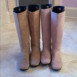 [Valley Lane] 17” Suede boots lot